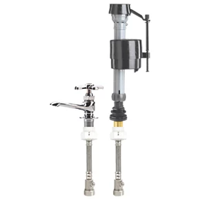 Fluidmaster Flexible Hose Connector 300mm with Isolating Valve 15mm x ½" x 300mm 2 Fluidmaster Flexible Hose Connector 300mm with Isolating Valve 15mm x ½" x 300mm - Image 2