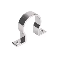 McAlpine Push-Fit Pipe Clip Chrome 42mm 5 Pack