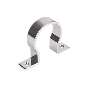 McAlpine Push-Fit Pipe Clip Chrome 42mm 5 Pack 1 McAlpine Push-Fit Pipe Clip Chrome 42mm 5 Pack
