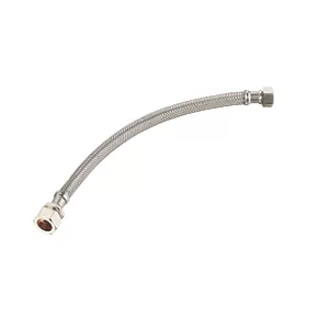 Flexible Tap Connector 15mm x ½" x 500mm 1 Flexible Tap Connector 15mm x ½" x 500mm