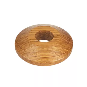 Unika Real Wood Pipe Collars Oak 2 Pack 1 Unika Real Wood Pipe Collars Oak 2 Pack