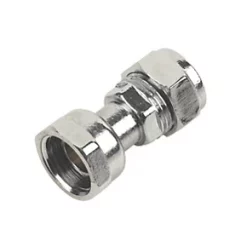 Flomasta Compression Straight Tap Connector 15mm x ½"