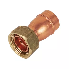 Yorkshire Copper Solder Ring Straight Tap Connector 22mm x ¾" 1 Yorkshire Copper Solder Ring Straight Tap Connector 22mm x ¾"
