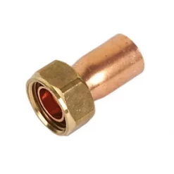 Endex Copper End Feed Straight Tap Connector 15mm x ½"