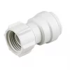 JG Speedfit Plastic Push-Fit Straight Tap Connectors 15mm x ¾" 2 Pack