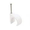 Talon 22mm Nail-In Clips White 100 Pack