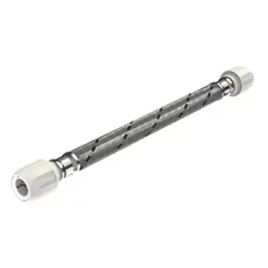 Hep2O Push-Fit Connection Flexible Tap Connectors 15mm x 15mm x 300mm 2 Pack